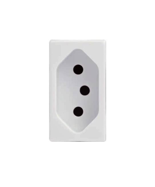 irie Módulo Tomada 10A 250V (272001) Branco Iris - Iriel